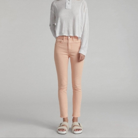 Rag & Bone High Rise Skinny Jeans Size 29 Prairie Sun - Picture 1 of 10
